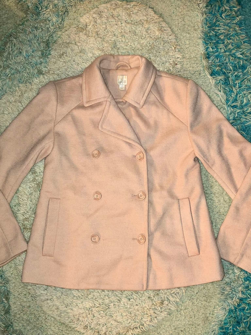 Women's Double-Breasted Peacoat Jacket
